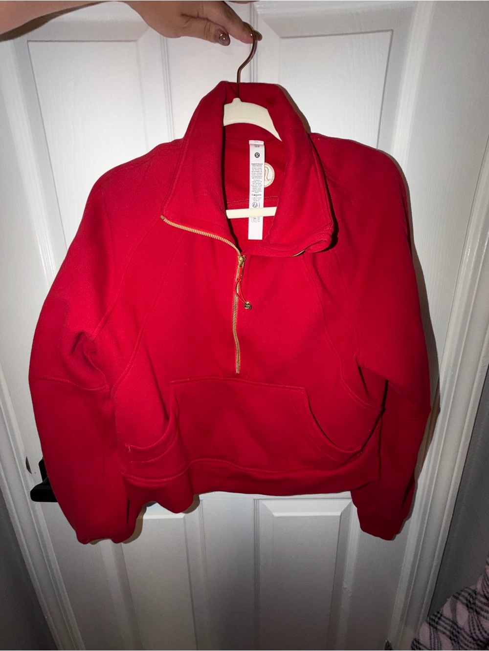 XS/S Lunar New Year lululemon athletica Red Quarter-Zip Cowl Pullover